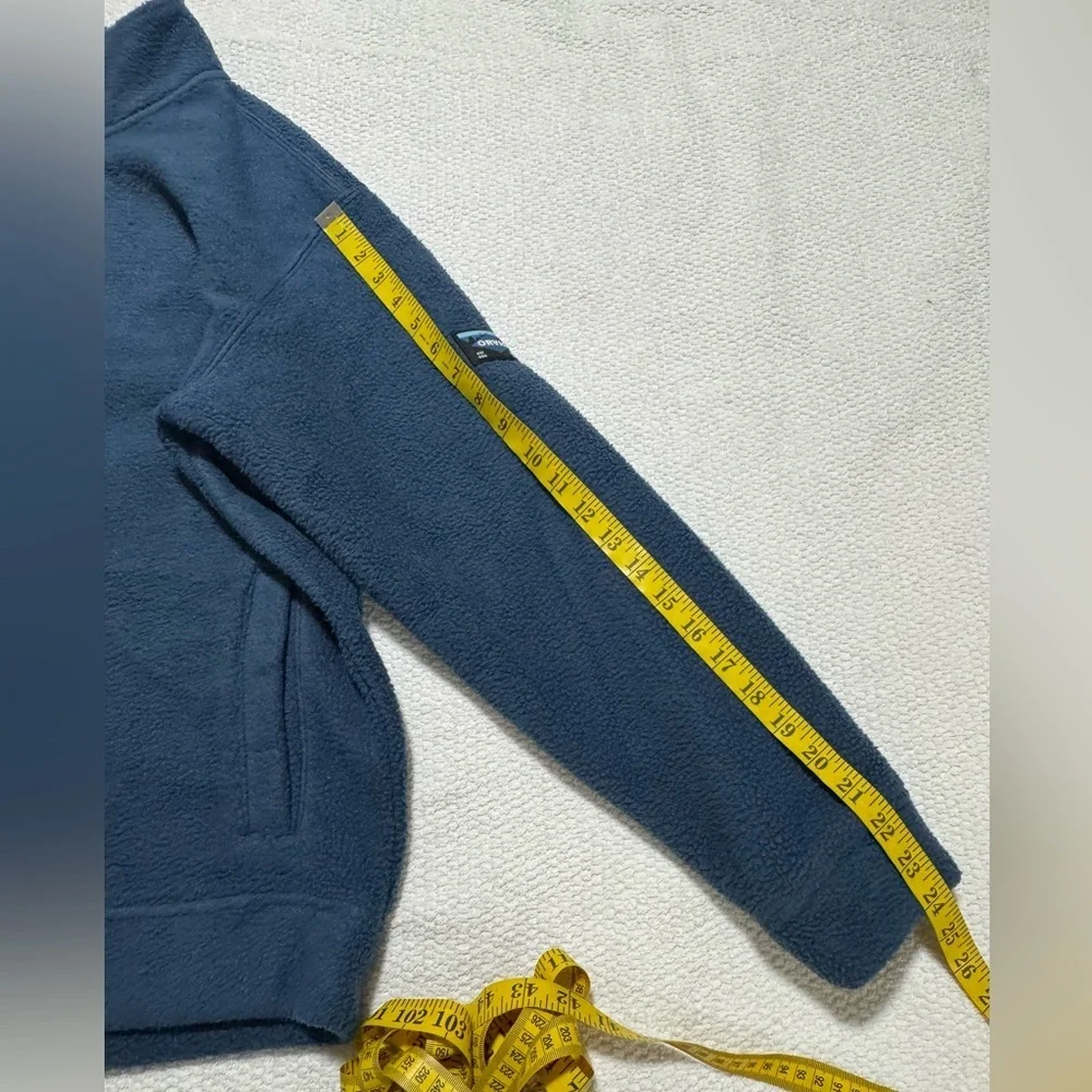 Orvis Men’s S Full Zip Heavyweight Fleece Jacket Blue